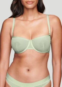 The Balconette - Mesh, Celadon -Velisse Bikini Shop pdp the balconette mesh celadon b1 01