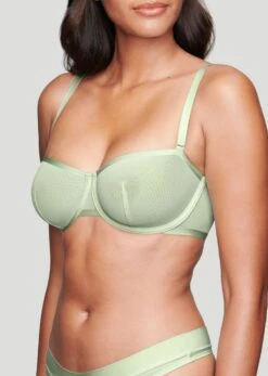 The Balconette - Mesh, Celadon -Velisse Bikini Shop pdp the balconette mesh celadon b1 02