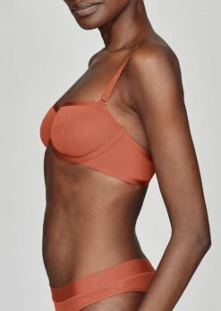 The Balconette - Mesh, Clay -Velisse Bikini Shop pdp the balconette mesh clay b1 02