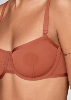 The Balconette - Mesh, Clay -Velisse Bikini Shop pdp the balconette mesh clay b2 04