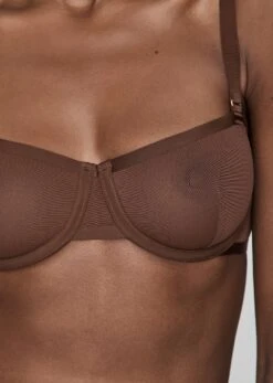 The Balconette - Mesh, Espresso -Velisse Bikini Shop pdp the balconette mesh espresso b0 04