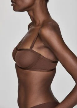 The Balconette - Mesh, Espresso -Velisse Bikini Shop pdp the balconette mesh espresso b1 02