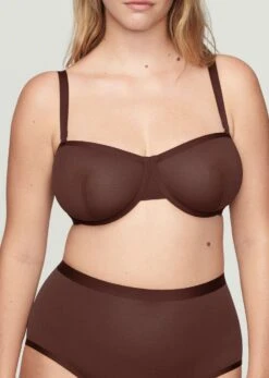 The Balconette - Mesh, Espresso -Velisse Bikini Shop pdp the balconette mesh espresso b3 01