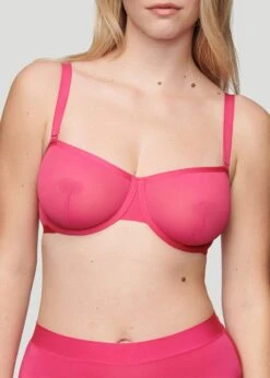 The Balconette - Mesh, Fuchsia -Velisse Bikini Shop pdp the balconette mesh fuchsia b0 01