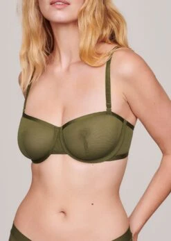 The Balconette - Mesh, Moss -Velisse Bikini Shop pdp the balconette mesh moss b0 02