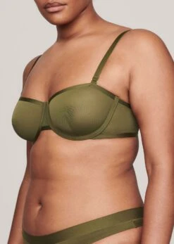 The Balconette - Mesh, Moss -Velisse Bikini Shop pdp the balconette mesh moss b3 02