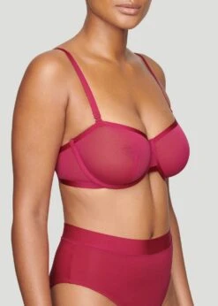 The Balconette - Mesh, Mulberry -Velisse Bikini Shop pdp the balconette mesh mulberry b3 02