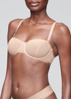 The Balconette - Mesh, Sand -Velisse Bikini Shop pdp the balconette mesh sand b1 02