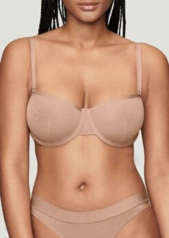The Balconette - Mesh, Taupe -Velisse Bikini Shop pdp the balconette mesh taupe b0 01