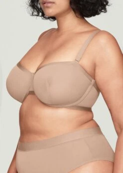 The Balconette - Mesh, Taupe -Velisse Bikini Shop pdp the balconette mesh taupe b3 02