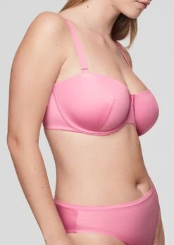 The Balconette - Satin, Rose Shine 40 The Balconette - Satin, Rose Shine -Velisse Bikini Shop pdp the balconette satin rose shine b3 02