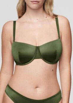 The Balconette - Satin, Vine Shine -Velisse Bikini Shop pdp the balconette satin vine shine b0 01