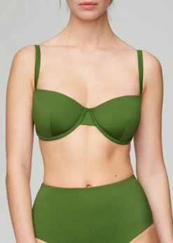 The Balconette - Swim, Seaweed -Velisse Bikini Shop pdp the balconette swim seaweed b2 01