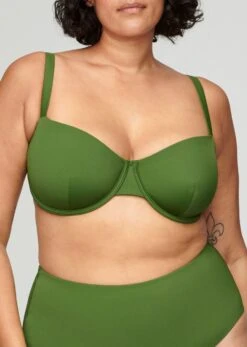 The Balconette - Swim, Seaweed -Velisse Bikini Shop pdp the balconette swim seaweed b3 01