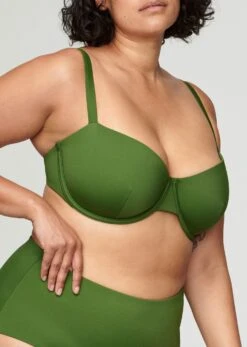 The Balconette - Swim, Seaweed -Velisse Bikini Shop pdp the balconette swim seaweed b3 02