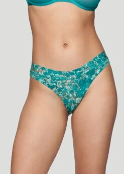 The Bikini - Modal, Marble Turquoise -Velisse Bikini Shop pdp the bikini modal turquoise marble b0 01 1