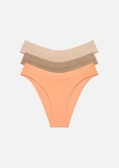 The Bikini Pack Of 3 - Modal, Coral 13 The Bikini Pack Of 3 - Modal, Coral -Velisse Bikini Shop pdp the bikini pack of 3 modal coral b0 01