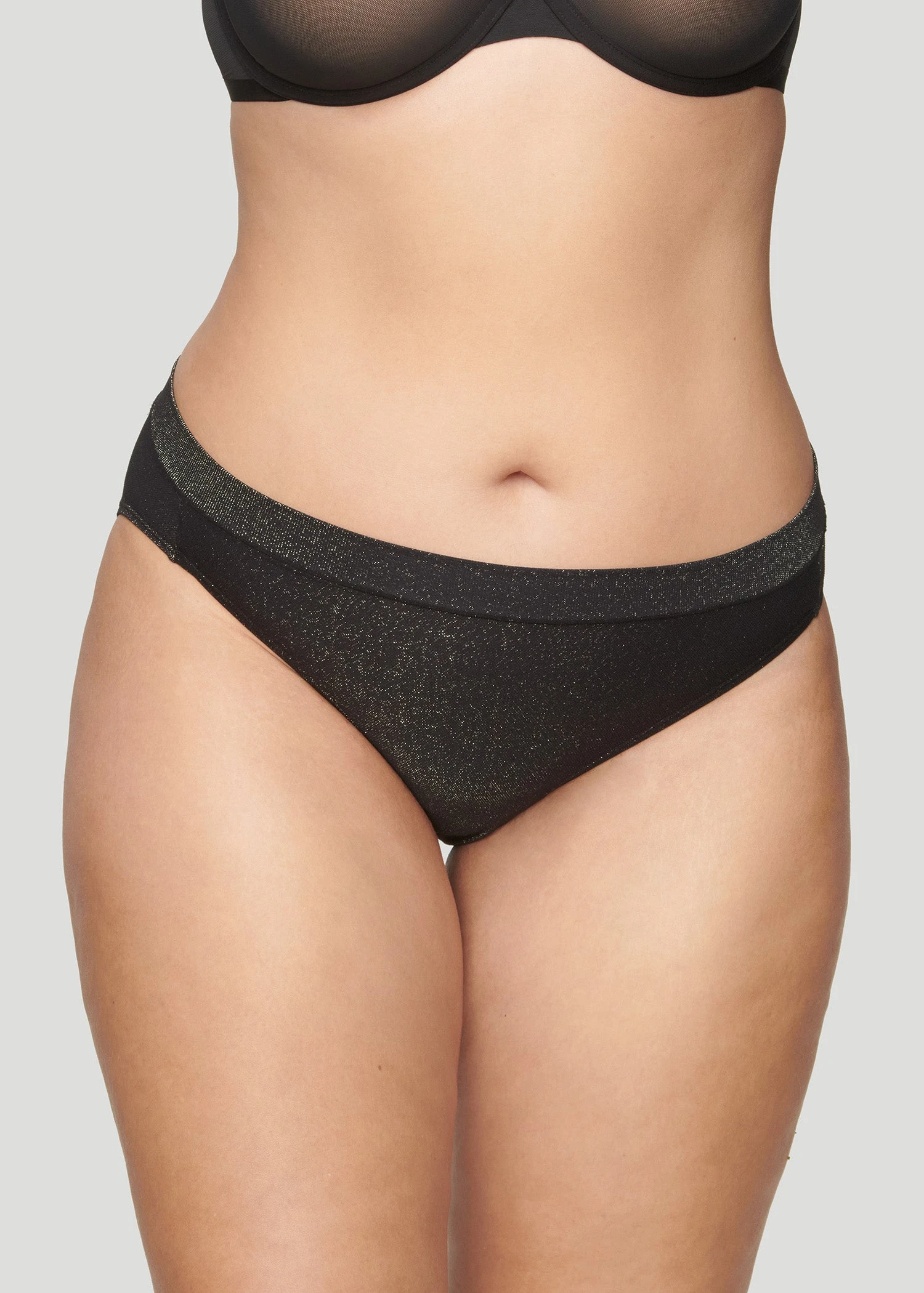 The Brief - Lurex, Black Sparkle 6 The Brief - Lurex, Black Sparkle - Image 4