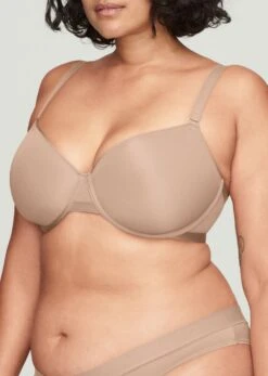 The Demi - Spacer, Taupe -Velisse Bikini Shop pdp the demi mesh taupe b3 02
