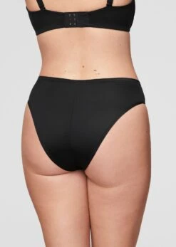 The High Cut - Satin, Black Shine -Velisse Bikini Shop pdp the high cut satin black shine b0 03 1