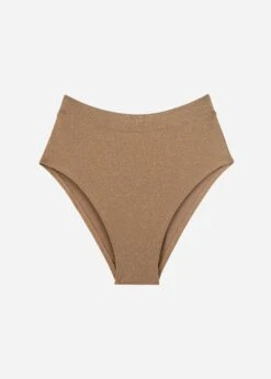 The Highwaist - Lurex, Taupe Sparkle -Velisse Bikini Shop pdp the highwaist lurex quartz sparkle b0 05 1