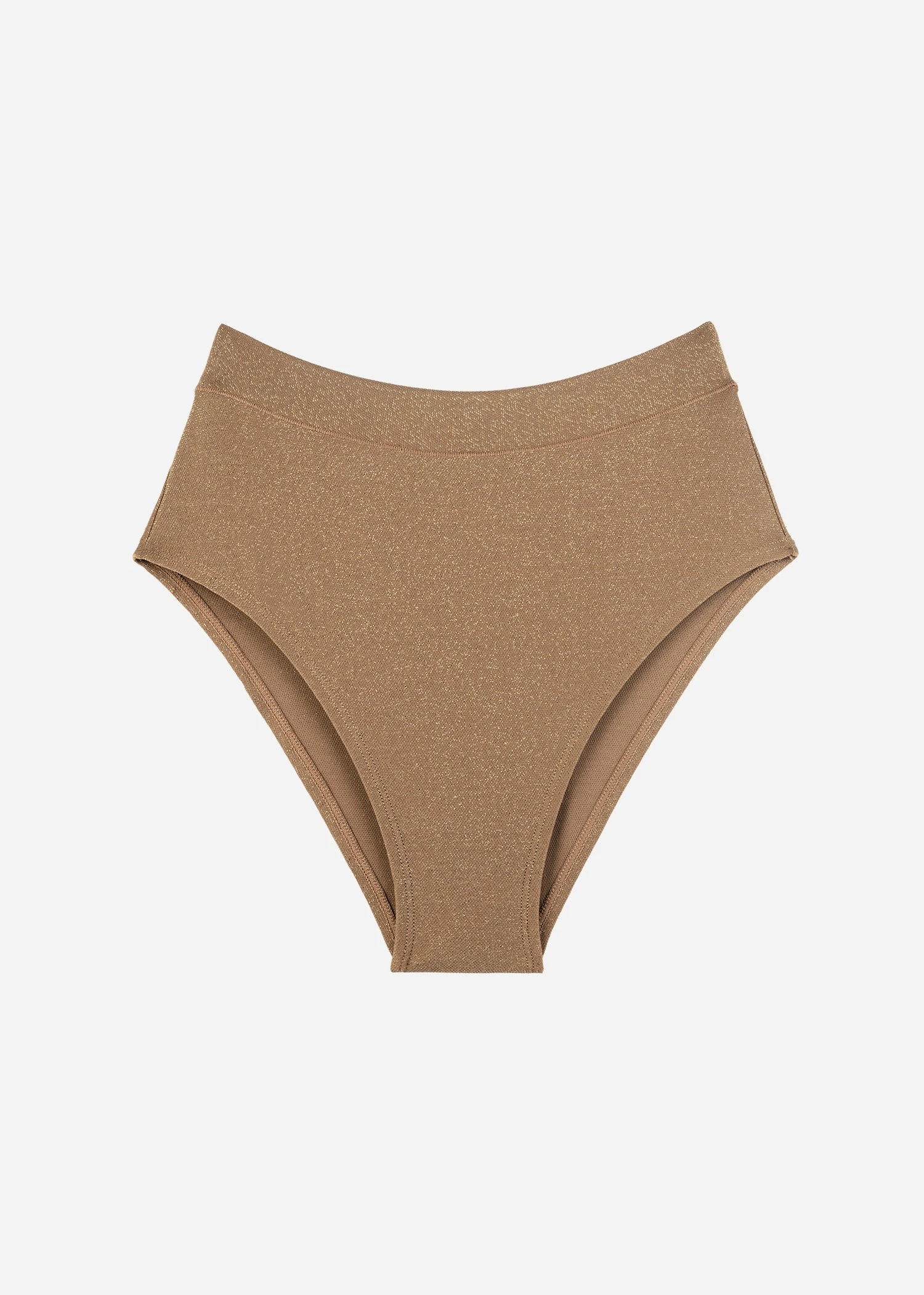 The Highwaist - Lurex, Taupe Sparkle 5 The Highwaist - Lurex, Taupe Sparkle - Image 3