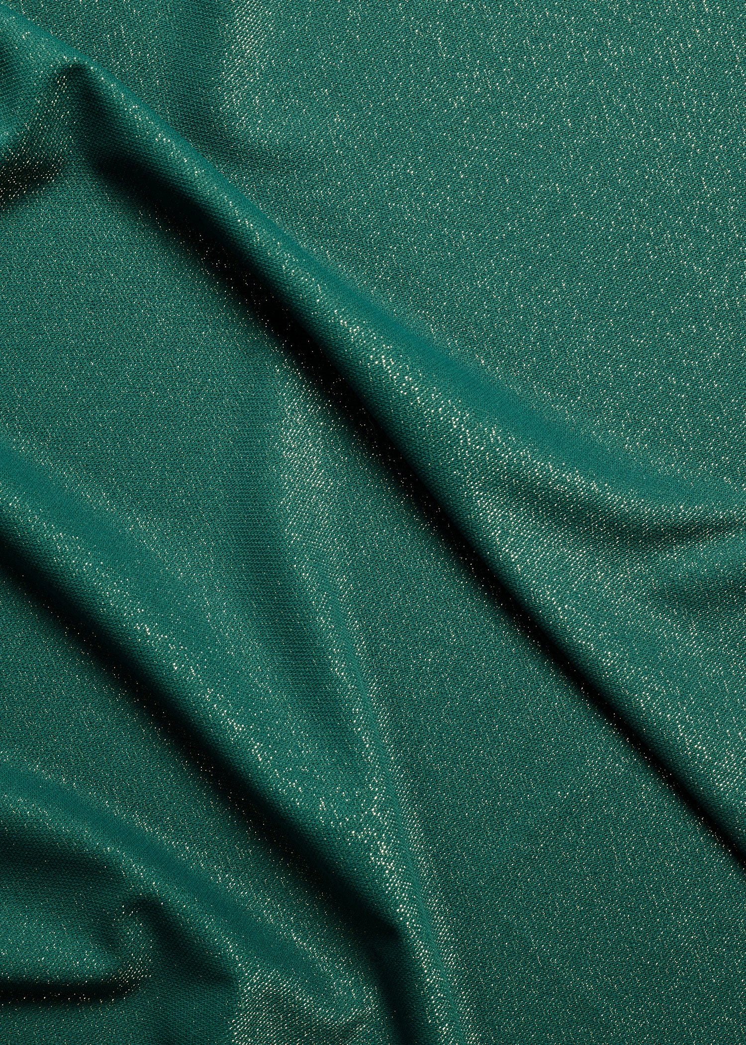 The Highwaist Thong - Lurex, Teal Sparkle 9 The Highwaist Thong - Lurex, Teal Sparkle - Image 7