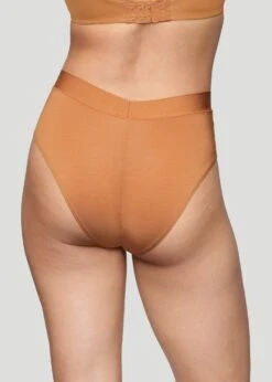 The Highwaist - Modal, Caramel -Velisse Bikini Shop pdp the highwaist modal caramel b0 03