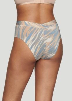 The Highwaist Pack Of 3 - Modal, Brush Print -Velisse Bikini Shop pdp the highwaist pack of 3 modal brush print b0 02 1