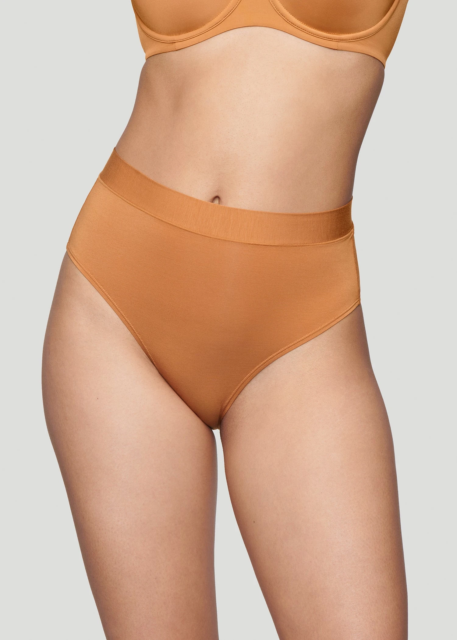 The Highwaist Pack Of 5 - Modal, Caramel 6 The Highwaist Pack Of 5 - Modal, Caramel - Image 4