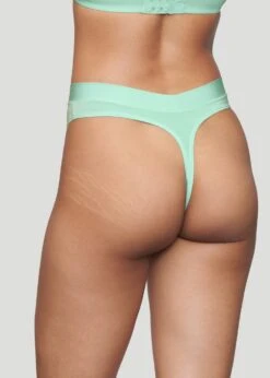 The Highwaist Thong - Modal, Aqua -Velisse Bikini Shop pdp the highwaist thong modal aqua b0 03
