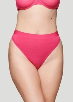 The Highwaist Thong - Modal, Fuchsia -Velisse Bikini Shop pdp the highwaist thong modal fuchsia b0 01 1