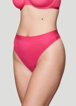 The Highwaist Thong - Modal, Fuchsia -Velisse Bikini Shop pdp the highwaist thong modal fuchsia b0 02