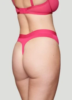 The Highwaist Thong - Modal, Fuchsia -Velisse Bikini Shop pdp the highwaist thong modal fuchsia b0 03 1