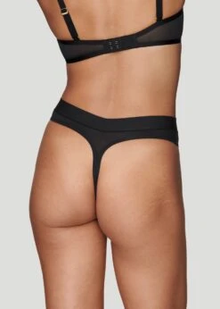 The Highwaist Thong - Modal, Heather Grey 13 The Highwaist Thong - Modal, Heather Grey -Velisse Bikini Shop pdp the highwaist thong modal heather grey b1 03