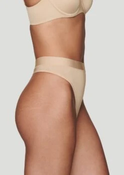 The Highwaist Thong - Modal, Pearl 11 The Highwaist Thong - Modal, Pearl -Velisse Bikini Shop pdp the highwaist thong modal pearl b0 02