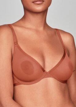 The Plunge - Mesh, Clay 34 The Plunge - Mesh, Clay -Velisse Bikini Shop pdp the plunge mesh clay b2 01