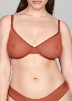 The Plunge - Mesh, Clay 39 The Plunge - Mesh, Clay -Velisse Bikini Shop pdp the plunge mesh clay b3 01