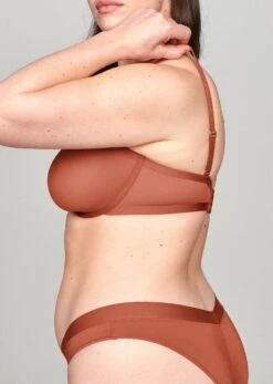 The Plunge - Mesh, Clay 40 The Plunge - Mesh, Clay -Velisse Bikini Shop pdp the plunge mesh clay b3 02