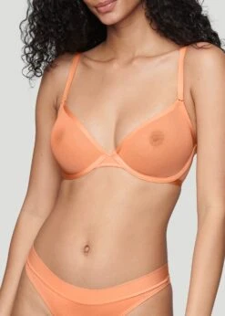 The Plunge - Mesh, Coral -Velisse Bikini Shop pdp the plunge mesh coral b2 01