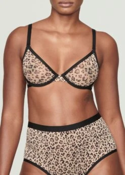 The Plunge - Mesh, Leopard -Velisse Bikini Shop pdp the plunge mesh leopard b1 01