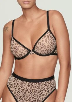 The Plunge - Mesh, Leopard -Velisse Bikini Shop pdp the plunge mesh leopard b2 01