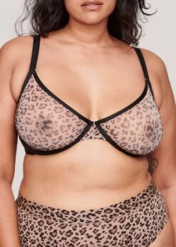 The Plunge - Mesh, Leopard -Velisse Bikini Shop pdp the plunge mesh leopard b3 01