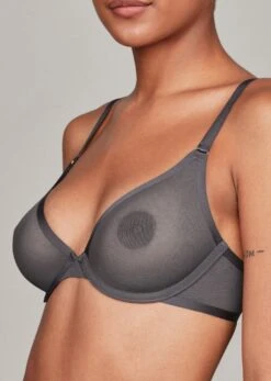 The Plunge - Mesh, Slate 35 The Plunge - Mesh, Slate -Velisse Bikini Shop pdp the plunge mesh slate b2 02