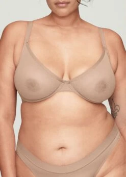 The Plunge - Mesh, Taupe -Velisse Bikini Shop pdp the plunge mesh taupe b3 01