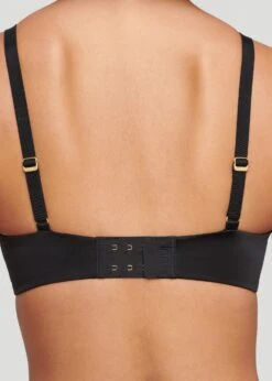 The Plunge - Satin, Black Shine -Velisse Bikini Shop pdp the plunge satin black shine b0 04