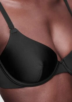 The Plunge - Satin, Black Shine -Velisse Bikini Shop pdp the plunge satin black shine b2 04