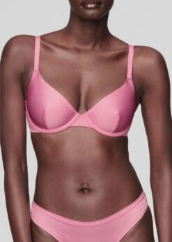 The Plunge - Satin, Rose Shine -Velisse Bikini Shop pdp the plunge satin rose shine b1 01