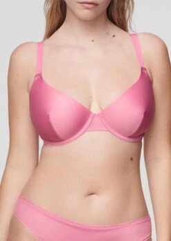 The Plunge - Satin, Rose Shine -Velisse Bikini Shop pdp the plunge satin rose shine b3 01