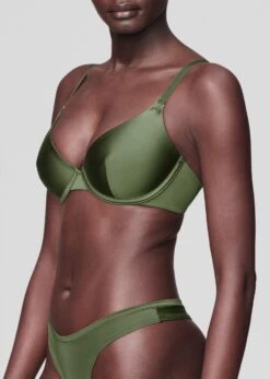 The Plunge - Satin, Vine Shine -Velisse Bikini Shop pdp the plunge satin vine shine b2 02
